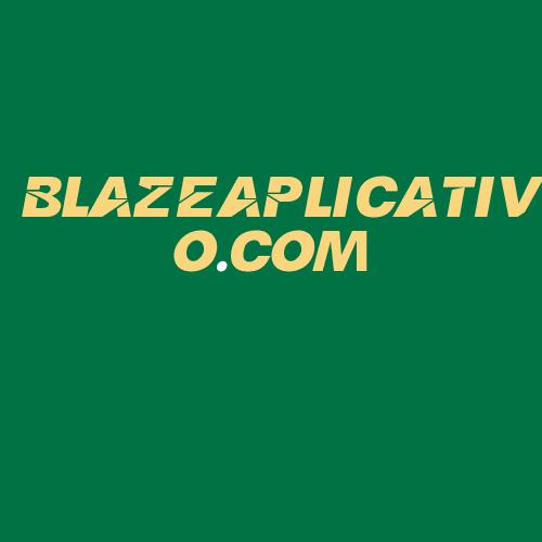 Logo da BLAZEAPLICATIVO